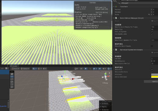 Unity 百万级碰撞检测优化 - 持续更新中